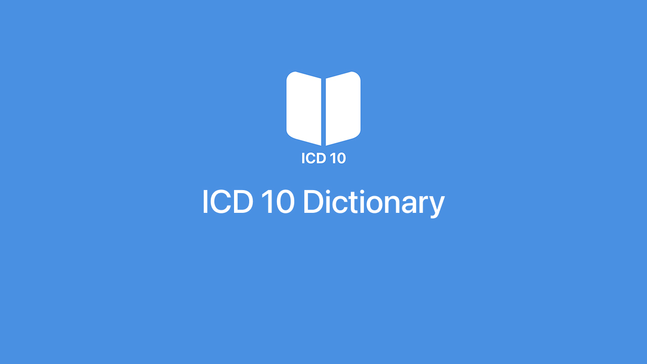 ICD10 Dictionary banner